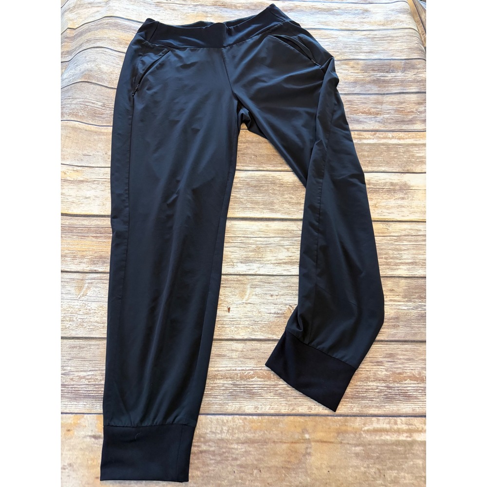 Athleta Women's Size 6 Jogger Pants Black Hiking Travel Sporty Athleisure Ru nng